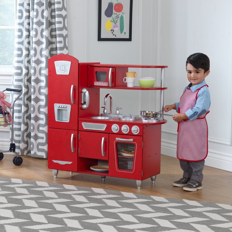 Toy store kitchen red